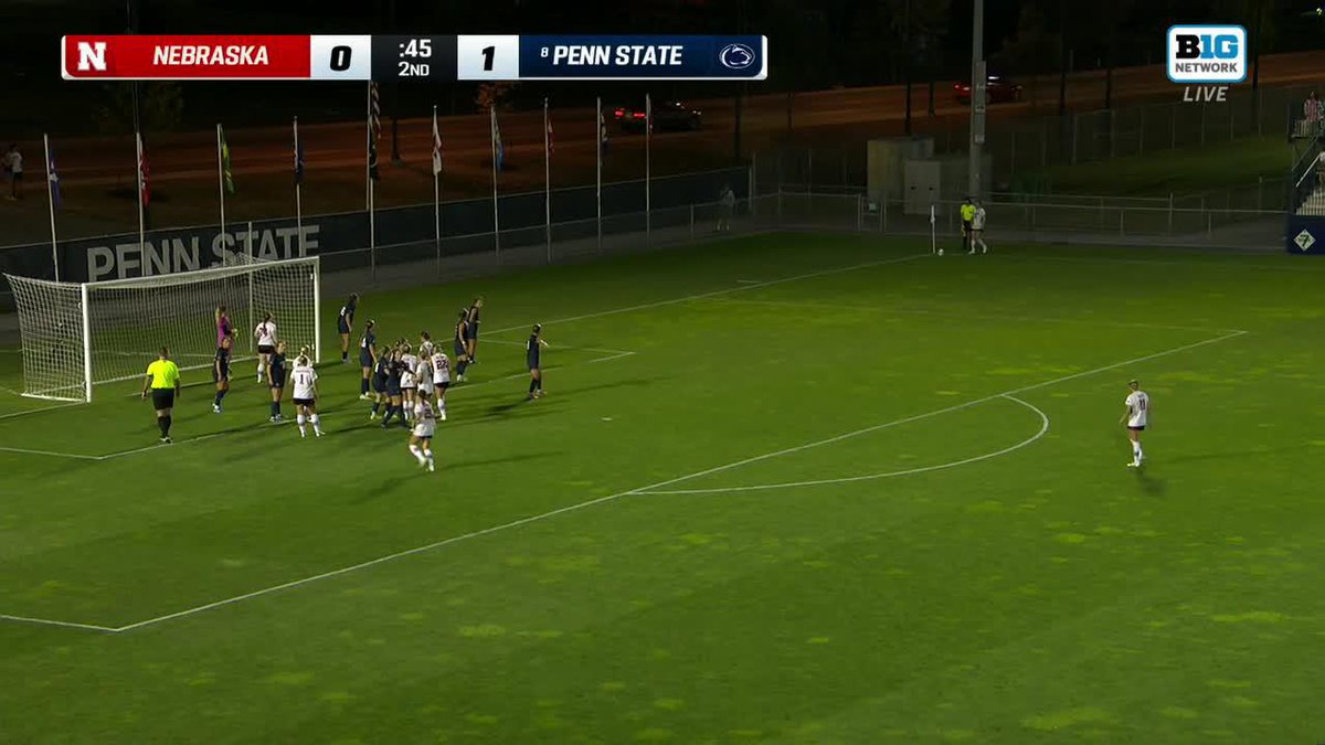 ANGLIM scores in the last minute of the game. This is Anglim's first goal of the season. 89' | Nebraska 1, Penn State 1