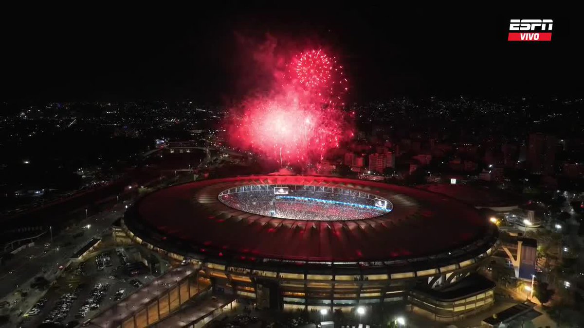 🎆🇧🇷🇦🇷 AMBIENTAZO EN EL MARACANÁ PARA FLAMENGO-ESTUDIANTES. La bendita Copa Libertadores. 🚬
