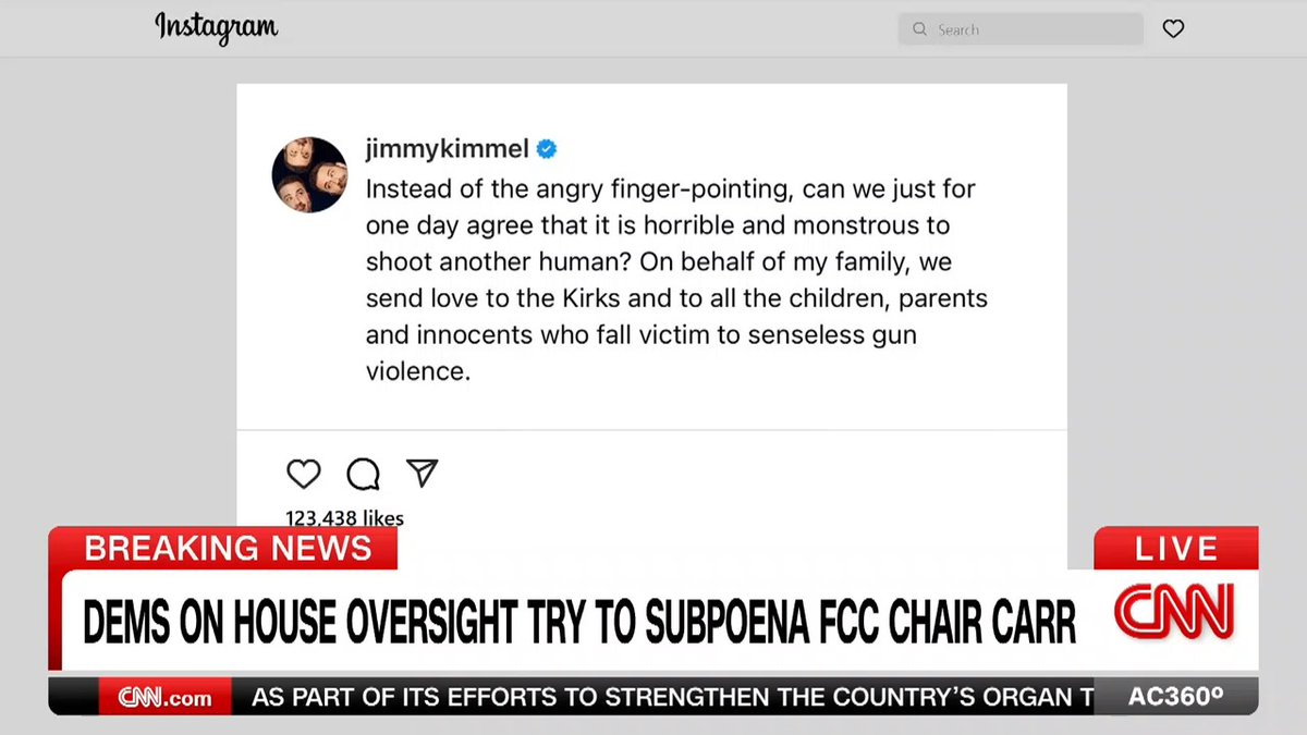 "This is just something we've never seen and we have got to stand up and say this is not our country": Rep. Ro Khanna on FCC Chair Brendan Carr's role in the suspension of Jimmy Kimmel's show.