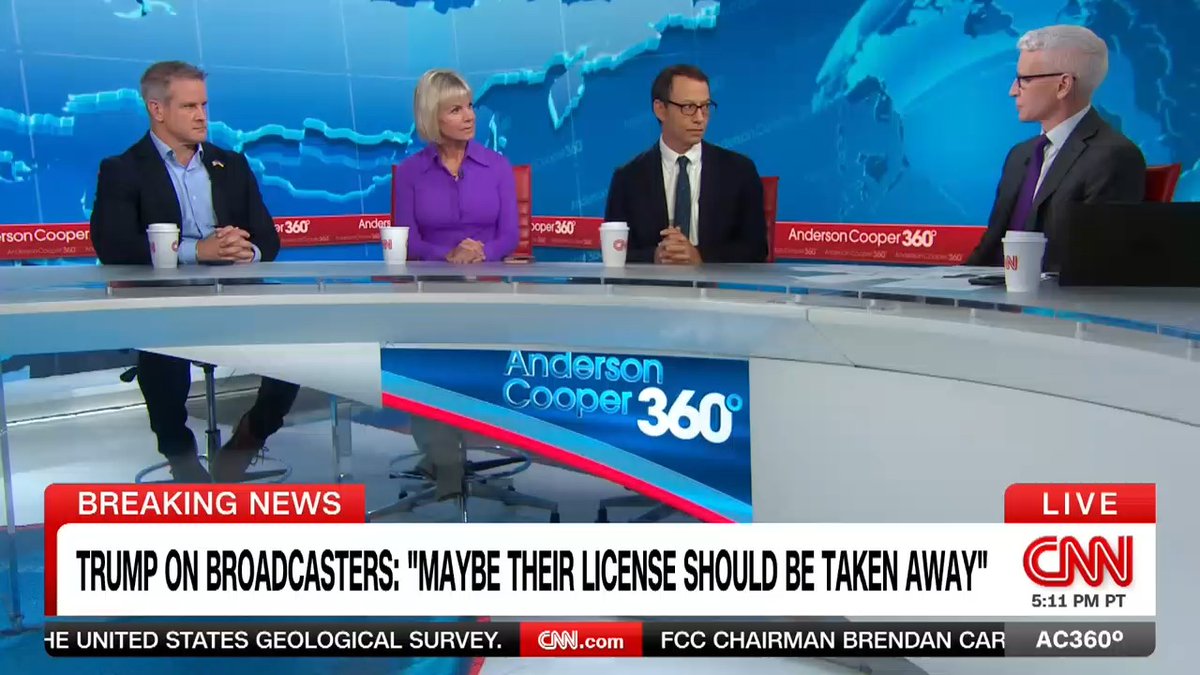 "Whoever would have thunk that getting FCC approval could upend the entire legacy of free speech in America?": Journalist Gretchen Carlson on the fallout from Jimmy Kimmel being yanked off the air after threats from the FCC Chairman.