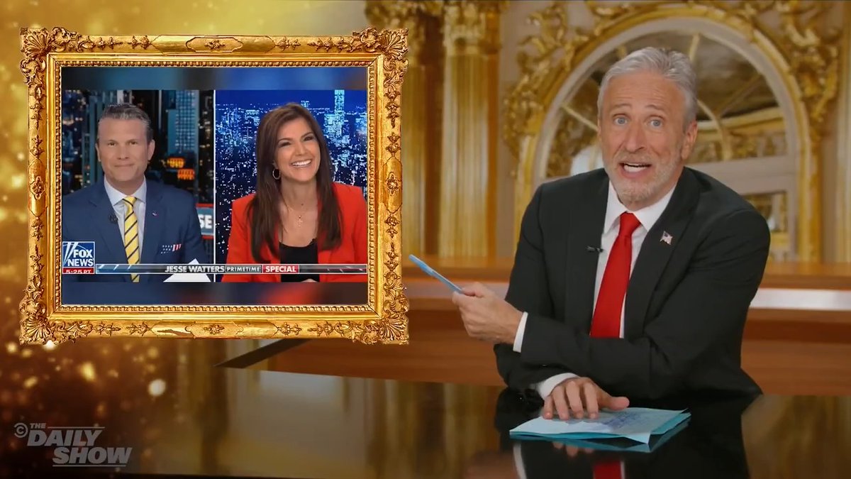An obedient Jon Stewart offers a refresher on the rules of free speech (White House-approved) in the wake of Jimmy Kimmel's suspension