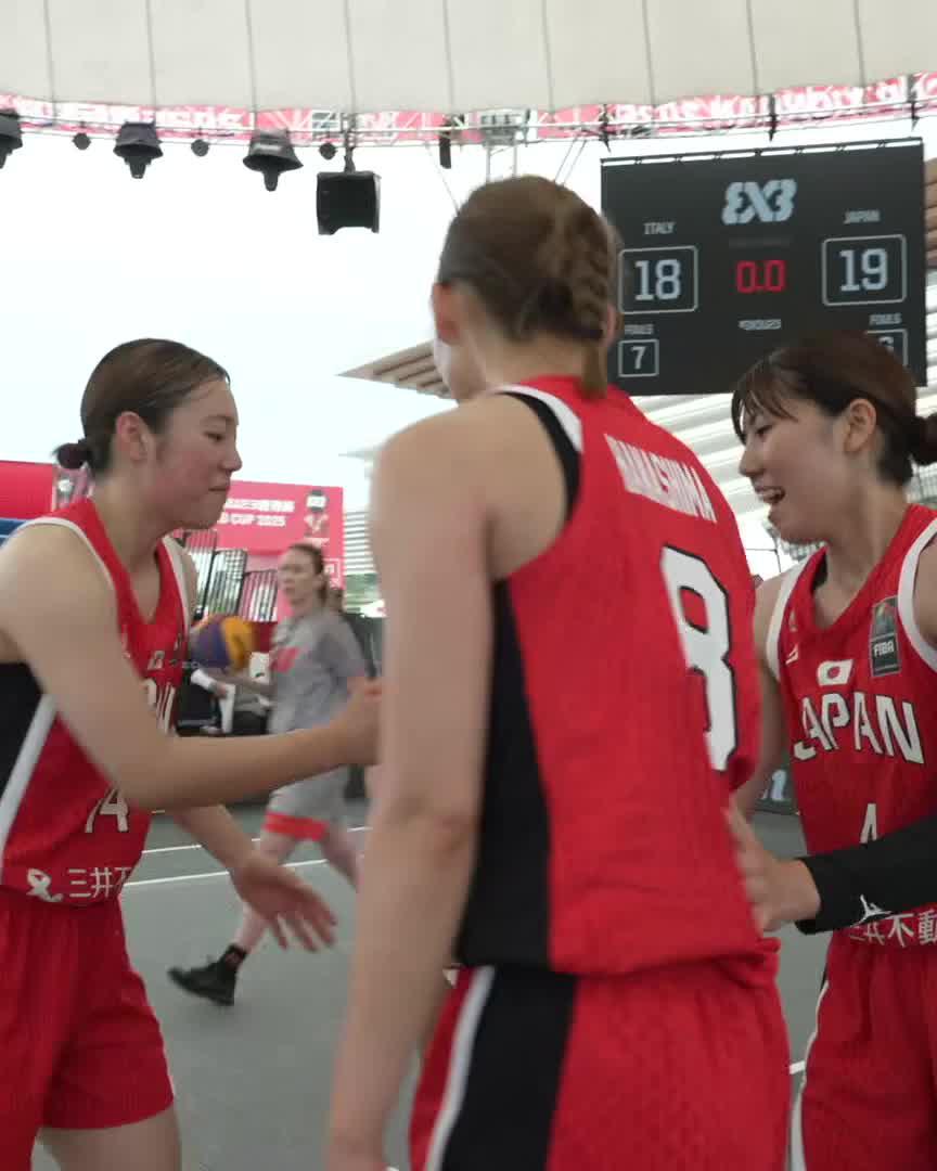 JAPAN COME CLUTCH! 😳🇯🇵 They go undefeated in pool play with a DRAMATIC win over Italy! 🔥 #3x3U23