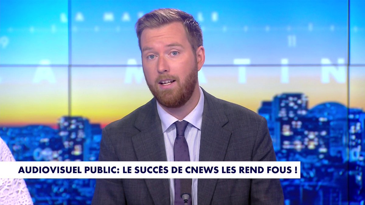 L'édito de Thomas Bonnet : «Audiovisuel public : le succès de CNEWS les rend fous !», dans #LaMatinale