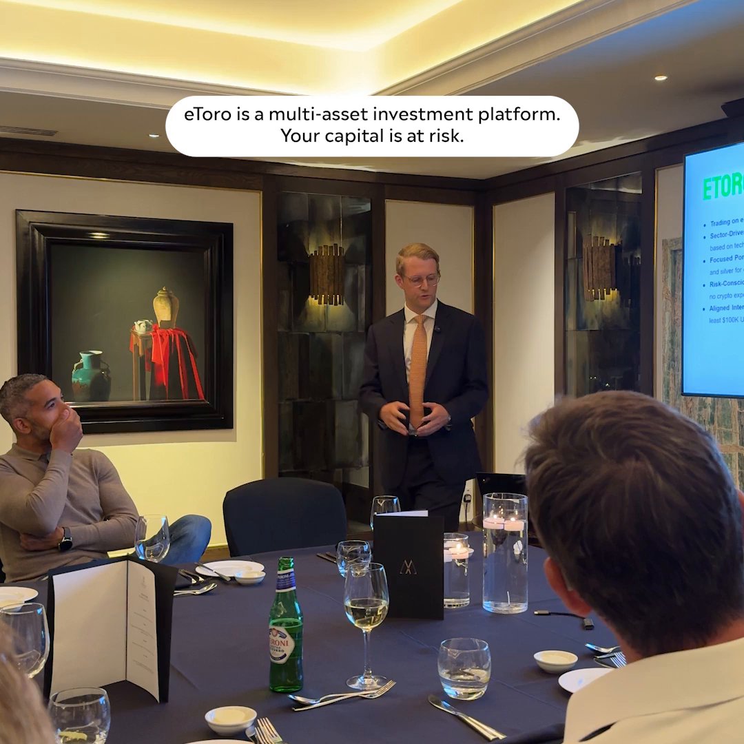 🎙️ Our Popular Investor Round Table highlights are here! Hear our most copied investor, Thomas Parry-Jones walk through his portfolio strategy. Want to follow his moves? Copy his portfolio instantly on eToro.