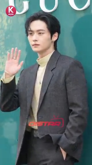 シックなジャケットスタイルで登場👏 Stray Kids リノ📸 「GUCCI」のイベントで見せた高貴なビジュアル✨ #StrayKids #LeeKnow