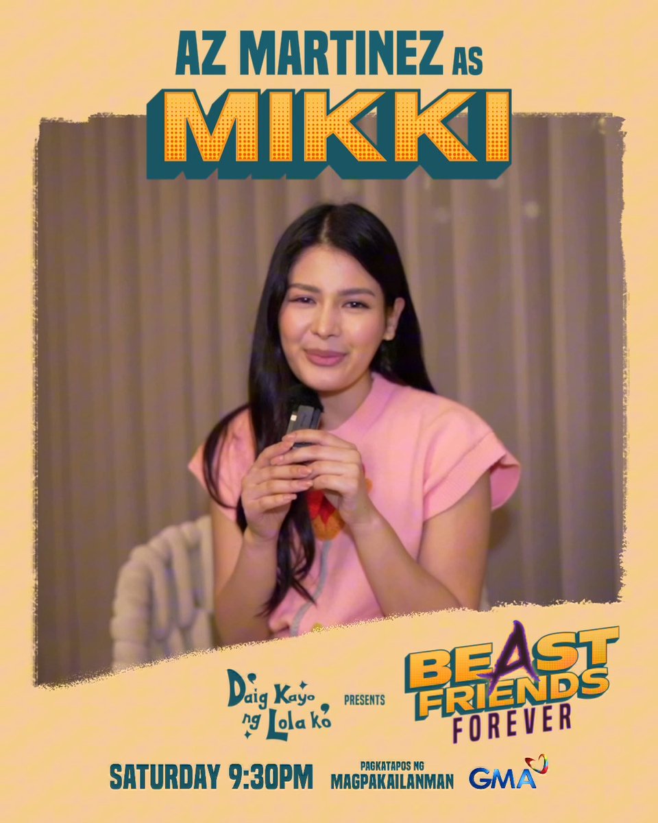Sama na kayo sa magical glamping trip with AZ Martinez! 😍 Abangan ang #DaigKayoNgLolaKo presents: ‘BEAST FRIENDS FOREVER’’ ngayong Sabado, 9:30 PM sa GMA at 9:45 PM sa GTV! #DaigHiBeastFriend