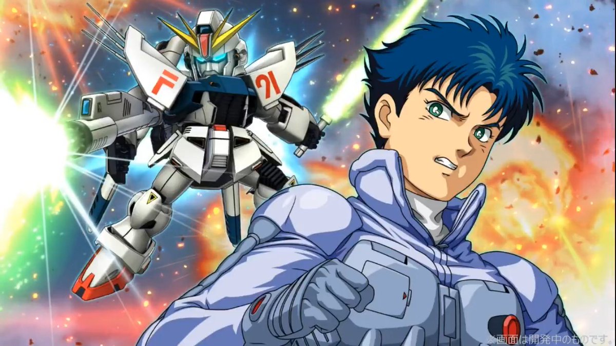 【リミッター解除 演出紹介】 9月20日開始の『4ステップアップガシャ-第3次ANOTHER Part4-』に、『ガンダムF91』(シーブック・アノー)の『【SSR】リミッター解除』が登場!! 戦闘演出を公開します!!! #スパロボ #スパロボDD