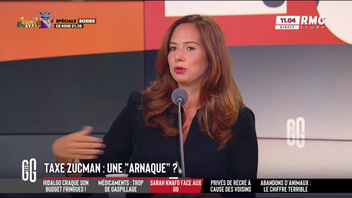 💰 Taxe Zucman : une "arnaque" ? 🎙️ Sarah Knafo : "Faire payer davantage les riches, ça ne va pas nous enrichir. Je ne défends pas les riches, mais cette taxe ne défend pas l'intérêts des Français." #GGRMC