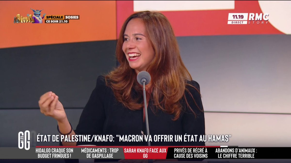 💥 Delphine Ernotte : "CNews est une chaîne d'extrême droite." 🎙️ Sarah Knafo : "On aimerait plutôt qu'elle s'occupe de ses journalistes militants qui complotent avec le parti socialiste dans des cafés du 7e arrondissement. Il faut privatiser le service public." #GGRMC