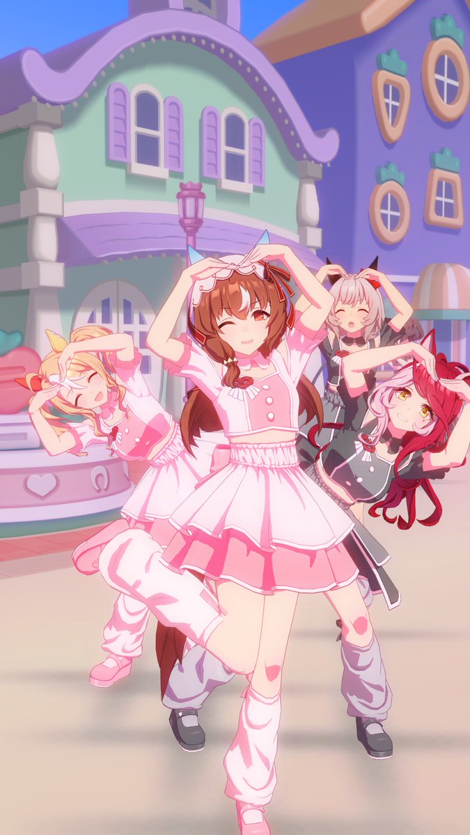 【ライブ動画「めにしゅき♡ラッシュっしゅ!」公開!】 「めにしゅき♡ラッシュっしゅ!」のゲーム内ライブ動画ゲームサイズVer.を公開しました! ぜひご覧ください♪ この楽曲は新機能「トレーナーカメラ機能」も利用可能です! #ウマ娘 #ゲームウマ娘