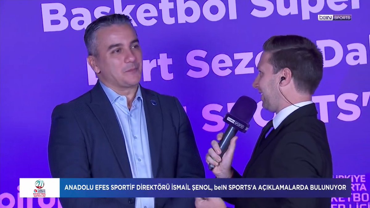 🗣 Anadolu Efes Sportif Direktörü İsmail Şenol, #TSBSL imza töreni ardından Ulaş Çan'ın sorularını yanıtladı! | #beINSPORTS