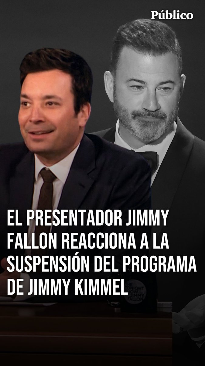 🎥 Jimmy Fallon reacciona a la suspensión del programa de Jimmy Kimmel por un comentario sobre el asesinato del activista ultraconservador Charlie Kirk