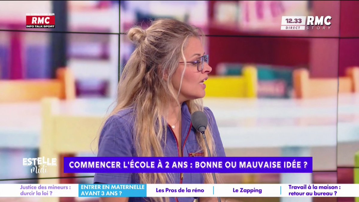 🏫 Commencer l'école à 2 ans : bonne idée ? 🎙️ Carine Galli : "En France, on est les rois de "il faut absolument aller à l'école, il faut vous bourrer d'heures de savoir" et quand on voit les résultats, ils ne sont pas probants... Ça ne fonctionne pas !" #EstelleMidi