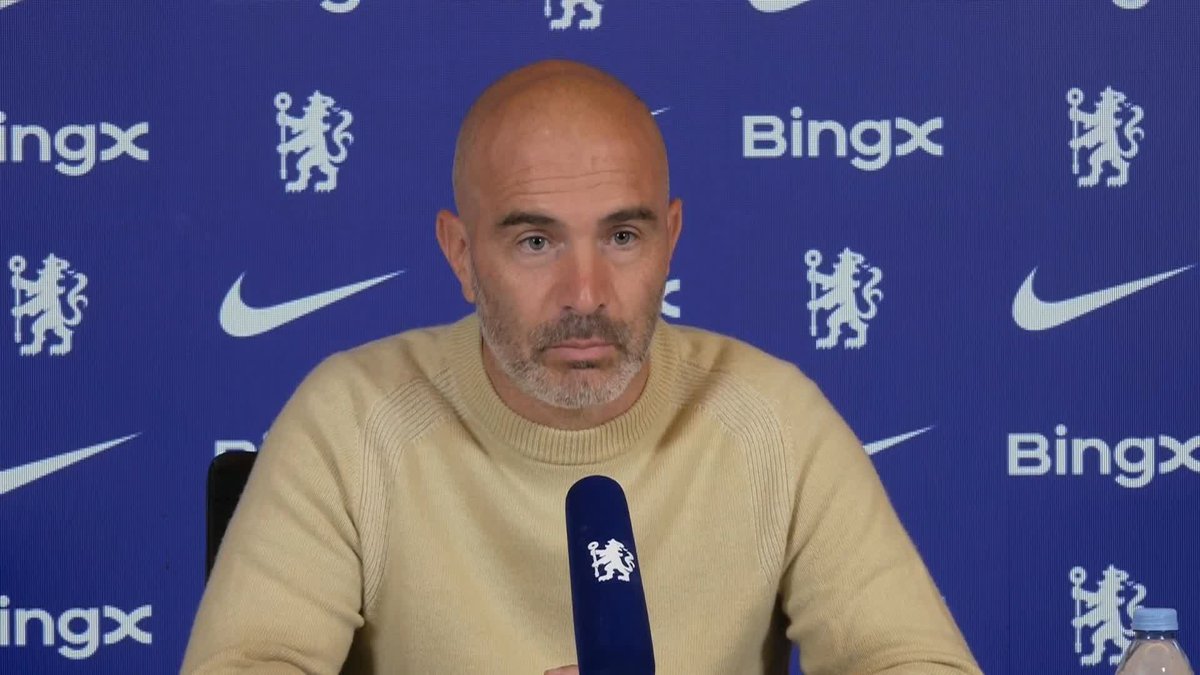"My father is 75-year-old and has been a fisherman for 50 years, this is hard - not being a player" Enzo Maresca compares the situations of Raheem Sterling and Axel Disasi to his father 🔵