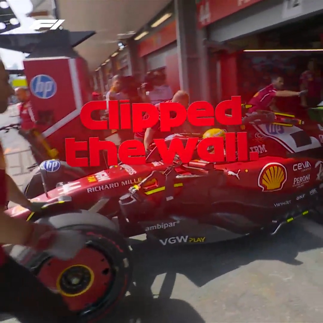 No margin for error around this Baku track 🤏 #F1 #AzerbaijanGP