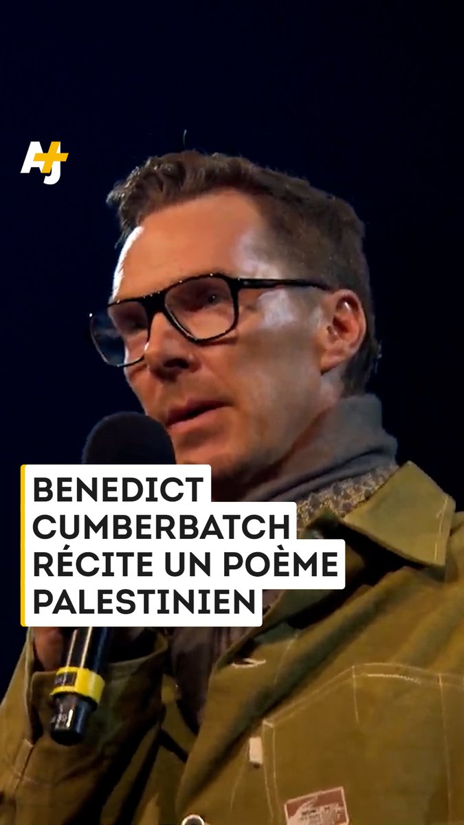 Pour rendre hommage à la résilience du peuple palestinien, l’acteur britannique Benedict Cumberbatch a déclamé un poème de Mahmoud Darwich.