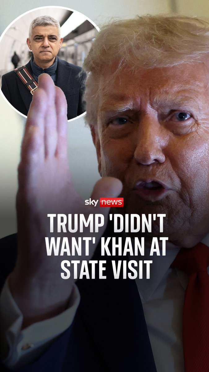Describing him as 'among one of the worst mayors in the world', US President Donald Trump tells reporters on Air Force One that he personally asked for the London Mayor Sadiq Khan not to be at the state visit events Read more: