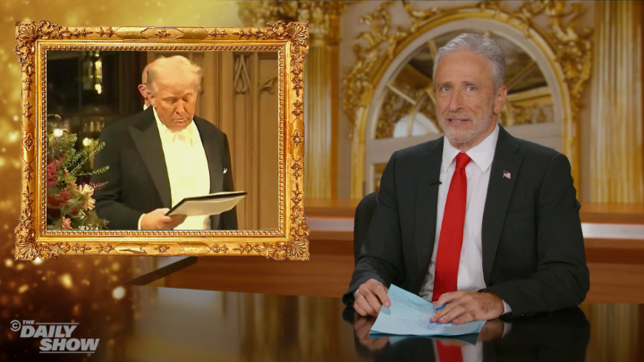 The Daily Show gets a White House-authorized makeover and Jon Stewart recaps Dear Leader Trump's unbelievably successful U.K. visit