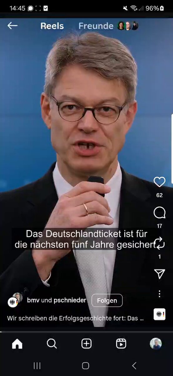 Ihr hattet den Wählern im Koalitionsvertrag versprochen, dass der Preis für das #Deutschlandticket bis 2029 NICHT steigt. Nun erhöht ihr den Preis auf 63 €. Wie kann man sich darüber freuen &amp; dann so ein Video drehen?