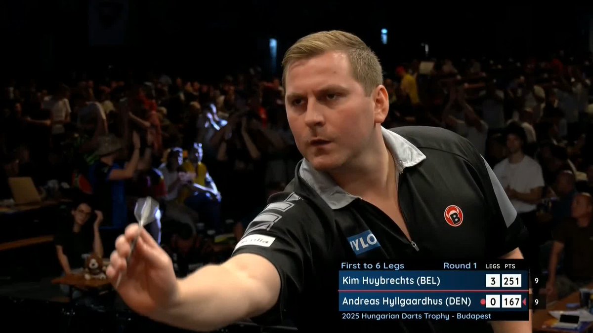 WHAT A REACTION! On debut, Andreas Hyllgaardhus wins his first leg on the European Tour with a sensational double-double finish... And just look what it means to him! 😅 📺 #ET12