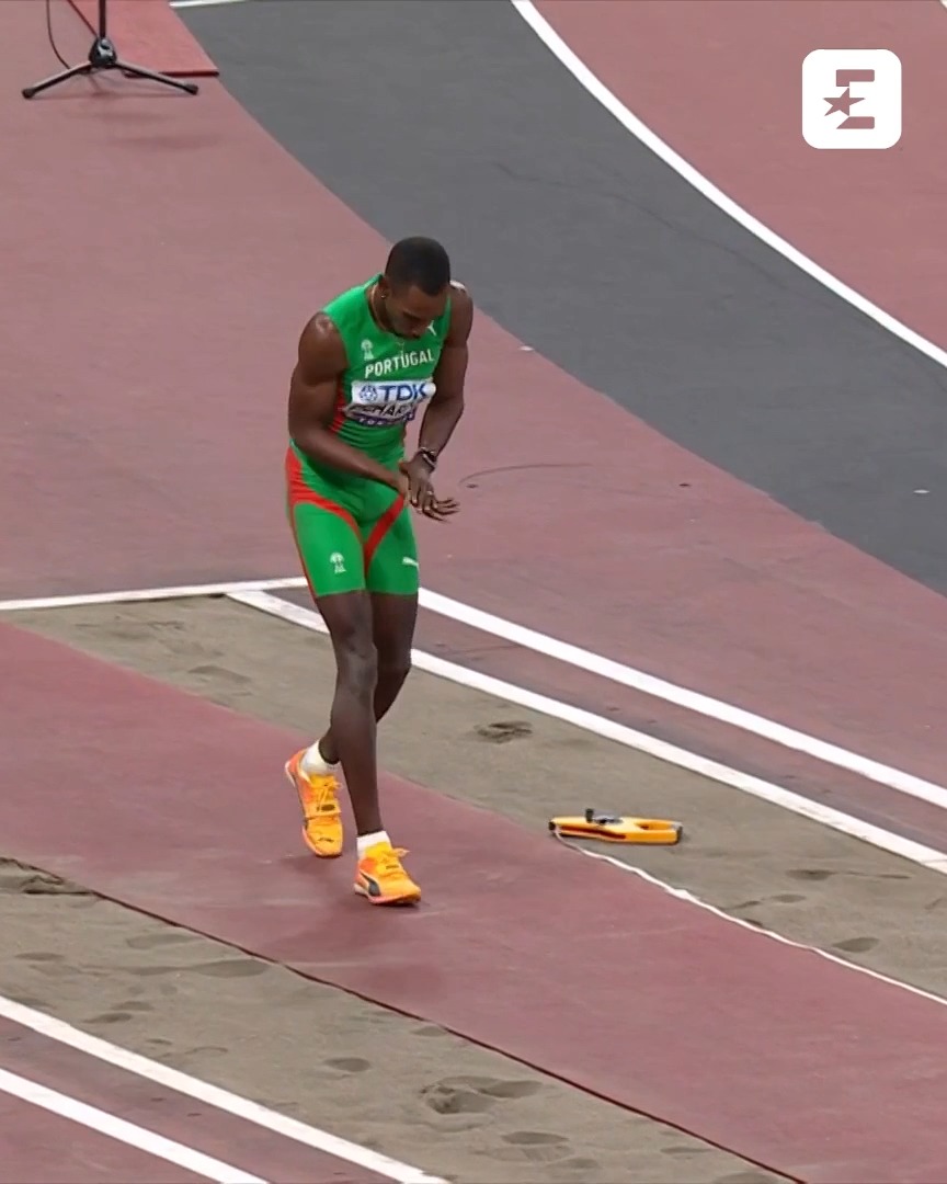 Pichardo sagra-se campeão do mundo com um salto absurdo de 17.91m, a melhor marca do ano! 🥇🇵🇹