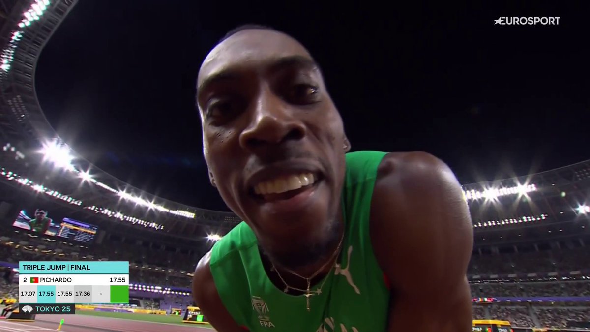 El mensaje de Pichardo tras recuperar el trono mundial del triple salto ¿Recado a Jordan Díaz? 🤔 #WorldAthleticsChampionship