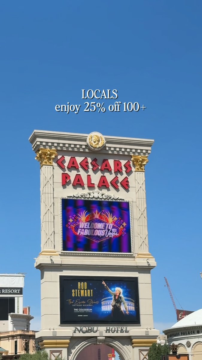 Nevada residents are invited to take advantage of a 25% discount on food and beverage, along with complimentary self-parking, at our eight Caesars Rewards Las Vegas destinations Sunday through Thursday starting Sunday, September 21 through Thursday, October 30 ✨ Choose from over 100 renowned restaurants and lounges, including Bacchanal Buffet Caesars Palace, Ramsay’s Kitchen Harrah's Las Vegas, The Bedford by Martha Stewart Paris Las Vegas, and many more. All the details: