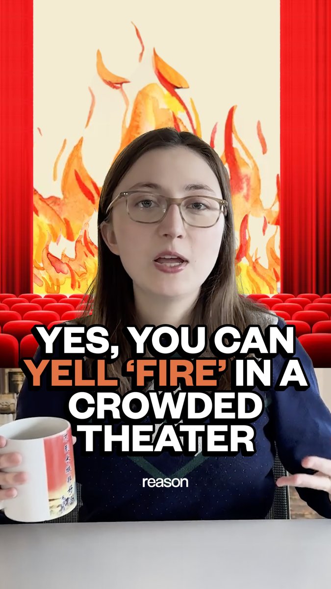 Here's why you CAN shout fire in a theatre. Maybe the NYT editorial team could take a look?