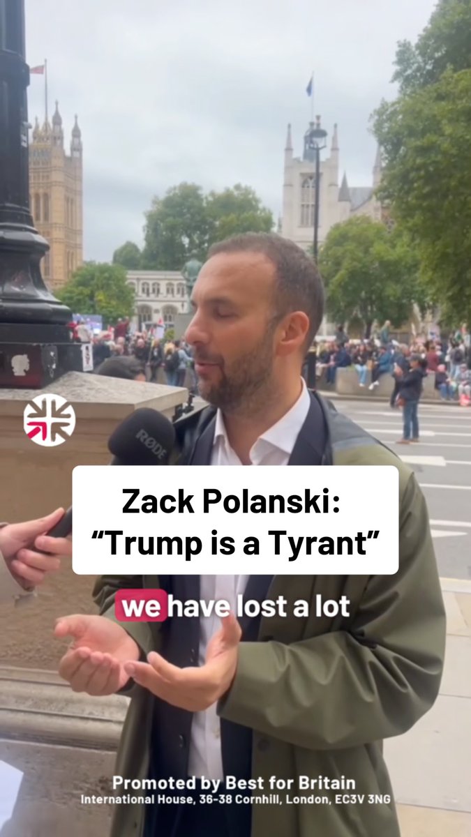 🟢 Zack Polanski on current British politics... "Brexit has caused a disaster where we have lost a lot of our relationship with our European neighbours. We need closer relationships with our neighbours" "How do I see the country? I think we are deeply divided, deeply unequal"