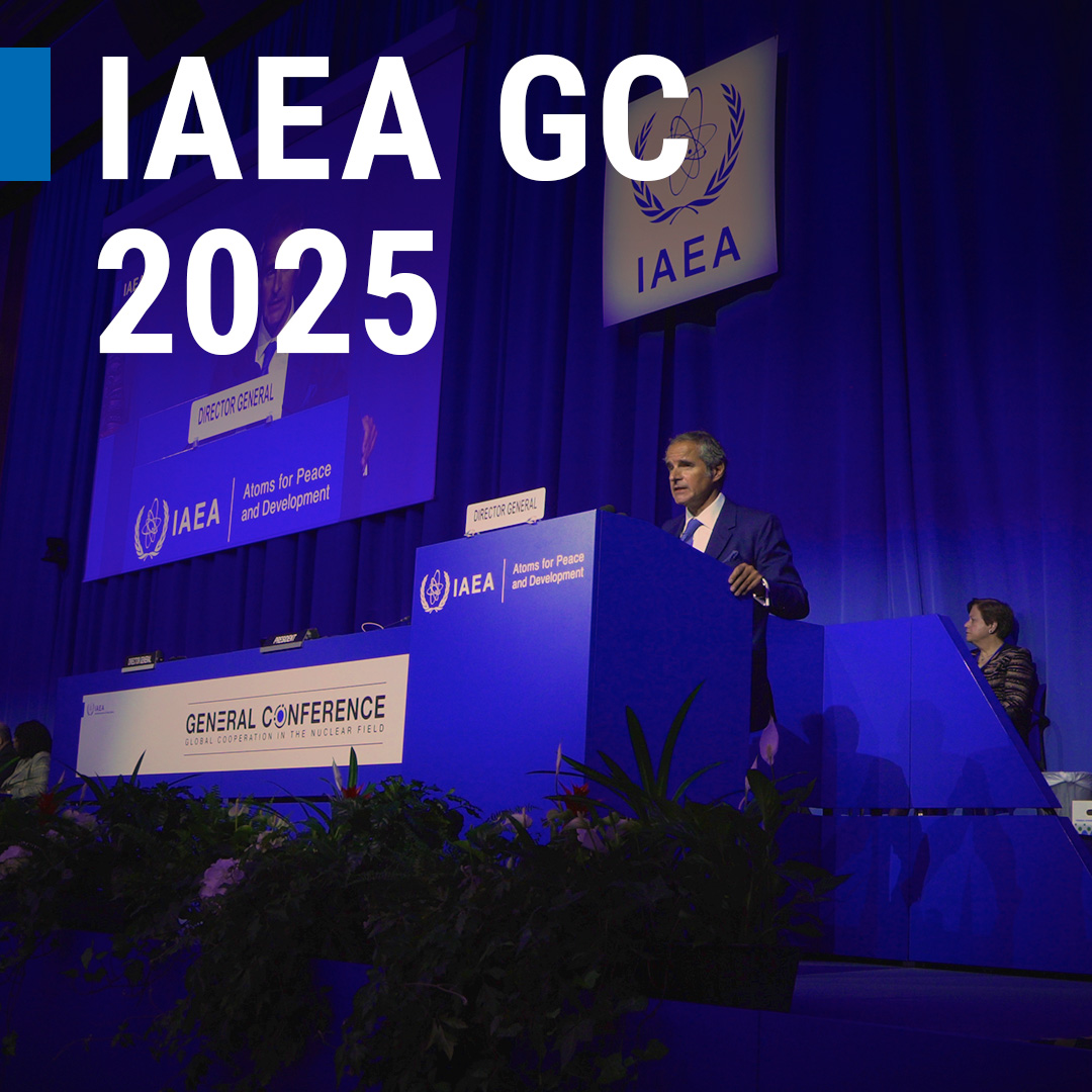 The 69th IAEA General Conference is coming to a close, with final discussions on possible resolutions expected to continue into the evening — stay tuned for more updates. Highlights of the #IAEAGC week included the #ScientificForum on ‘Atoms for Water,’ the unveiling of the IAEA Visitor Centre, and the inauguration of a new transportable e-beam system. See you again next year for the 70th #IAEAGC! 📰