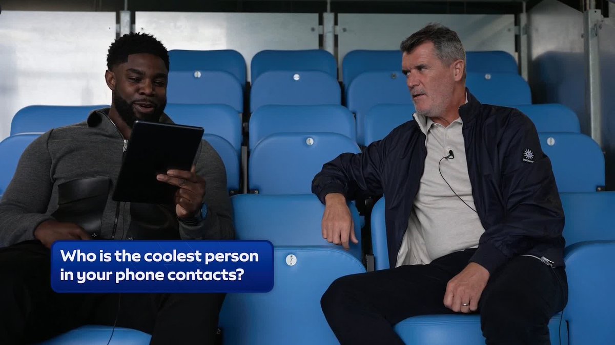 "Who's Johnny Marr?!?" ⁉️ Roy Keane reveals the coolest name he has in his phone contact list to the confusion of Micah Richards.