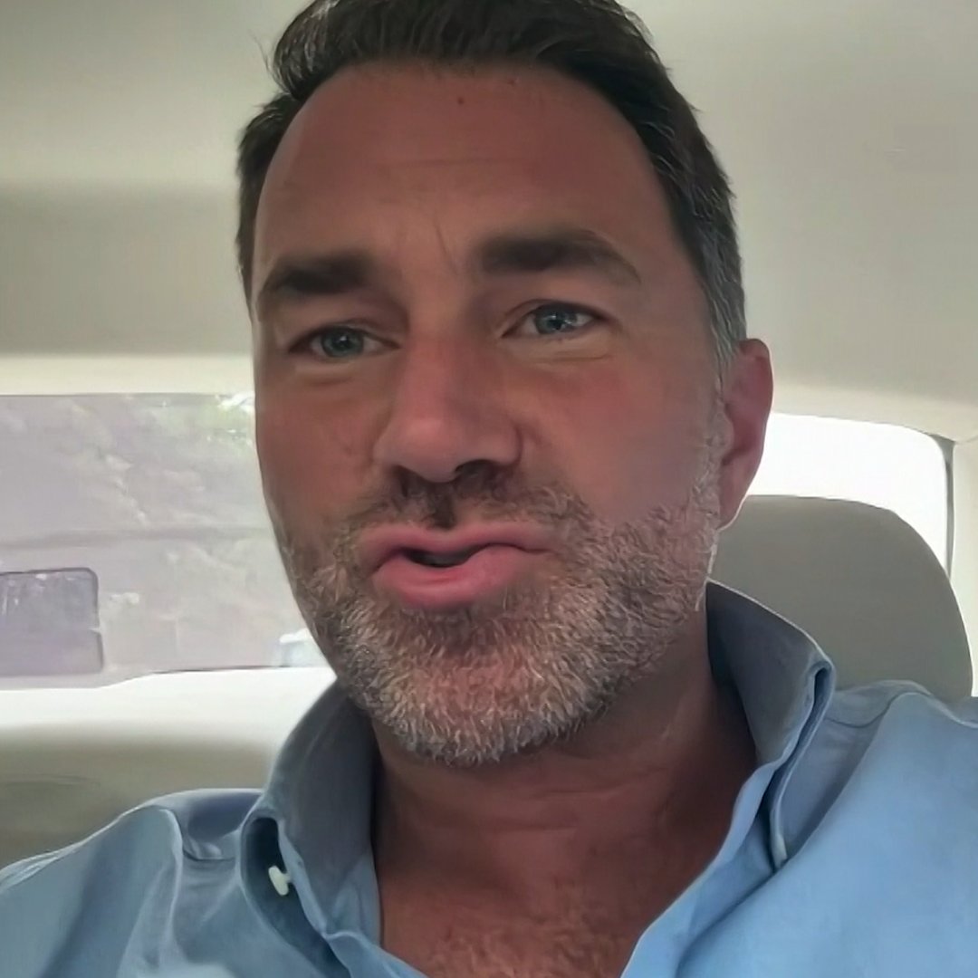 ‘My dad’s a smart guy. He’d do a better job than Keir Starmer.’ Eddie Hearn thinks his father, Barry, is better placed to run the UK than the current PM.