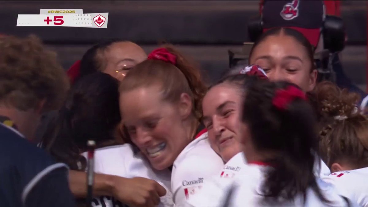 "They are smiling the Canadians!" 🇨🇦😁 It's the tournament's second seeds who make the strongest start against world champions New Zealand 😮 #BBCRugby #RWC2025