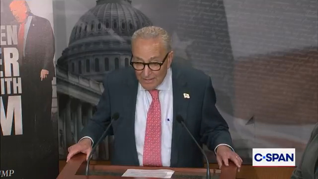 .Chuck Schumer: "Neither bill was able to pass. The theater must end. Let's sit down and negotiate now that it's clear that neither bill will get the 60 votes that the Senate needs it's time to negotiate. The theater must end."