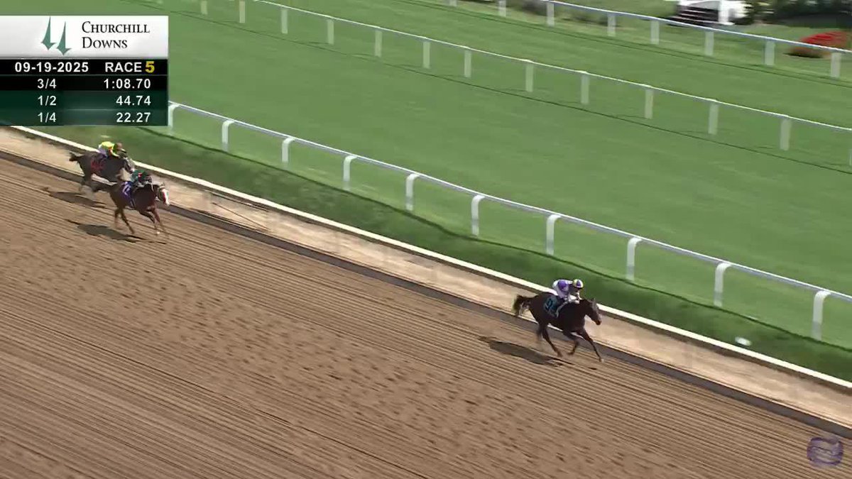 Englishman dazzles on debut in R5 at @churchildowns for trainer Cherie DeVaux with Jose Ortiz aboard! 🤩 🎥 #TwinSpiresReplay