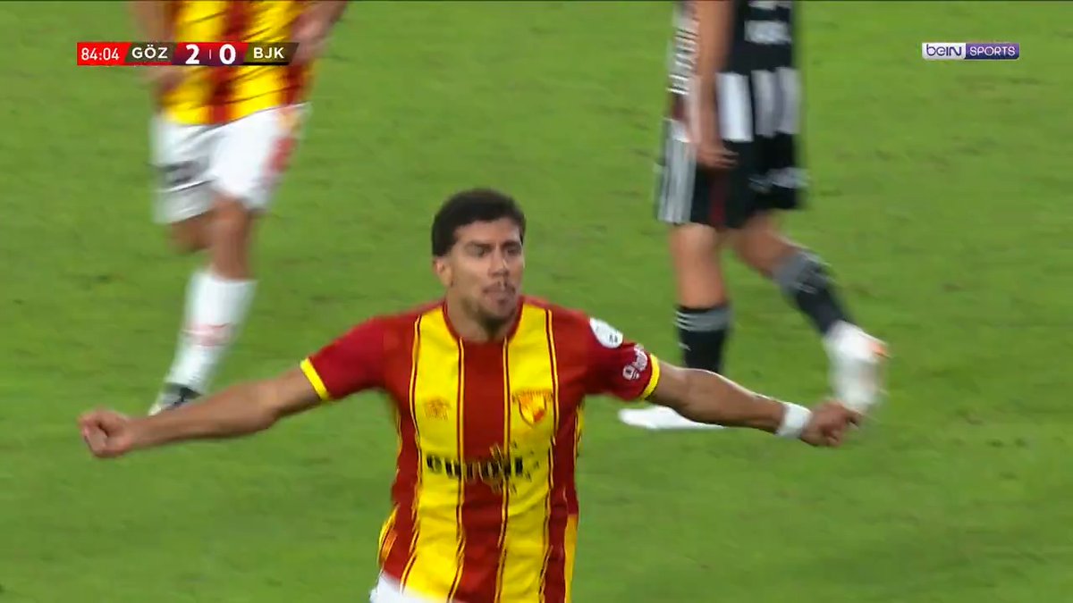 Göztepe'nin yeni transferi Sabra, oyuna girdikten 39 saniye sonra Beşiktaş'a röveşata golü attı.