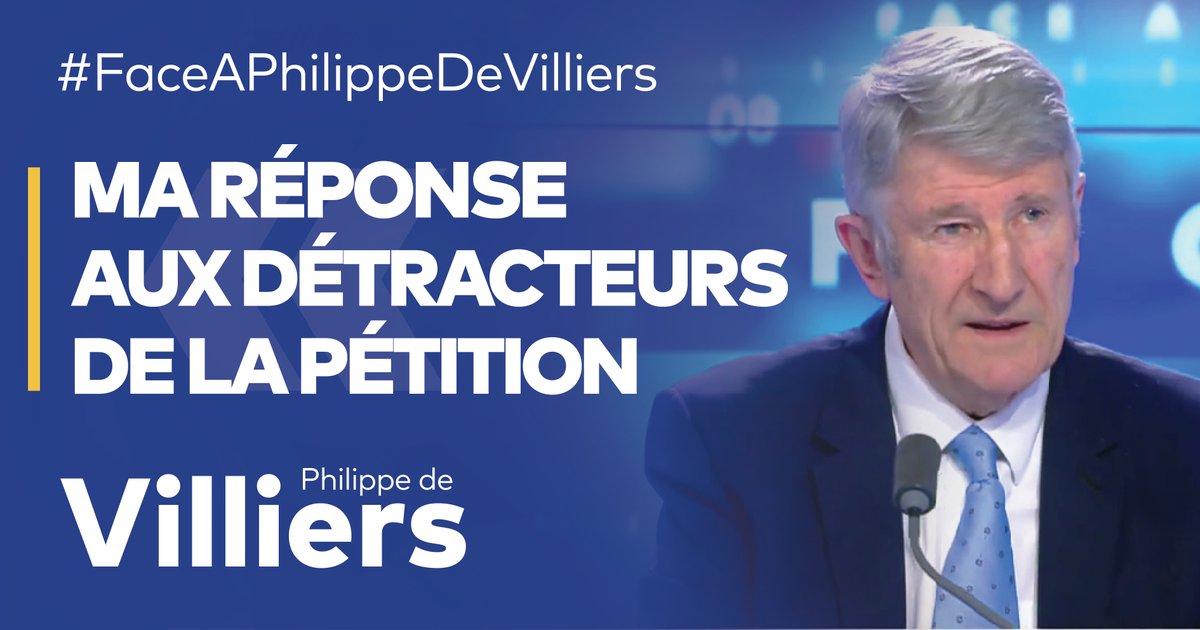 🎙 Le système panique ! Ma réponse aux détracteurs de la pétition pour un #référendum sur l’#immigration (🔗 Aujourd’hui, nous sommes 1 700 000. Demain, nous serons 2 000 000. Puis 3 000 000. Et davantage. 🔗 Emission complète : #FaceAPhilippeDeVilliers #FADV