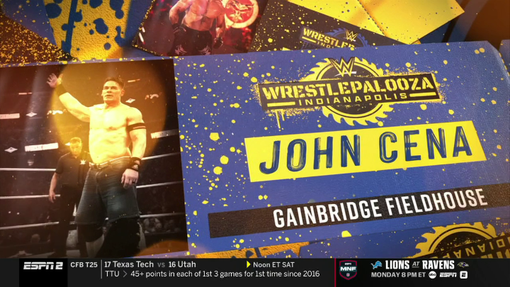 What a STACKED card 🔥 Stream Wrestlepalooza, ESPN’s inaugural Premium Live Event — Saturday at 7 PM ET on the ESPN App.
