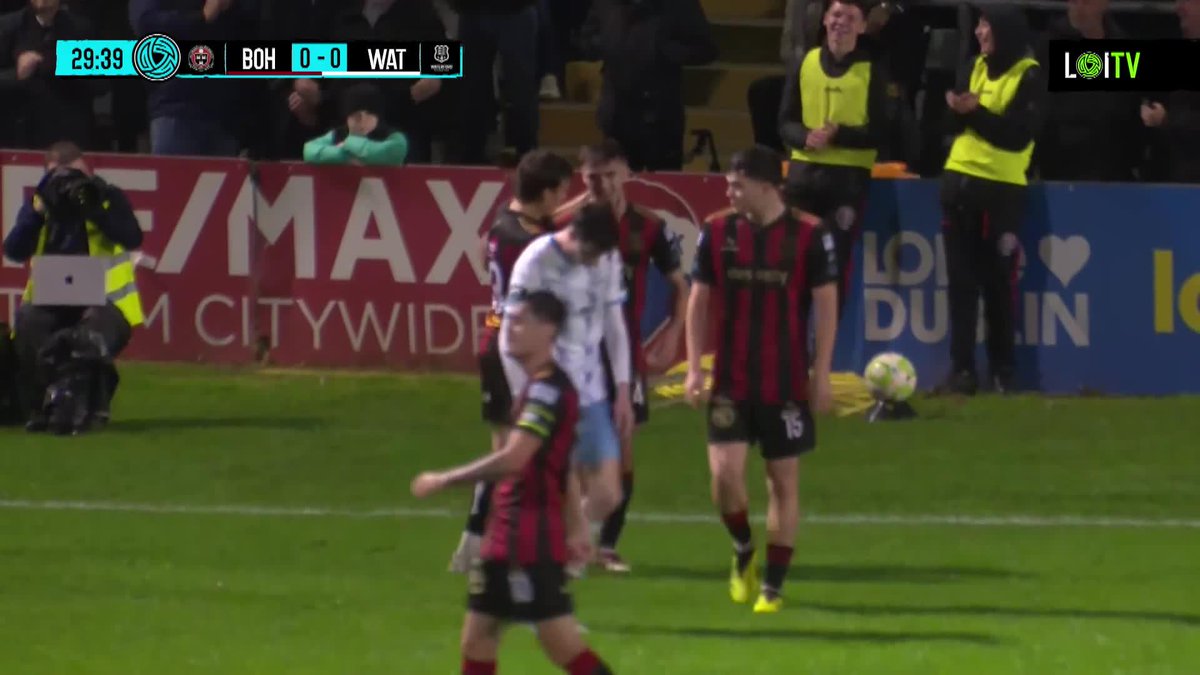 The goal that has Bohs ahead against Waterford