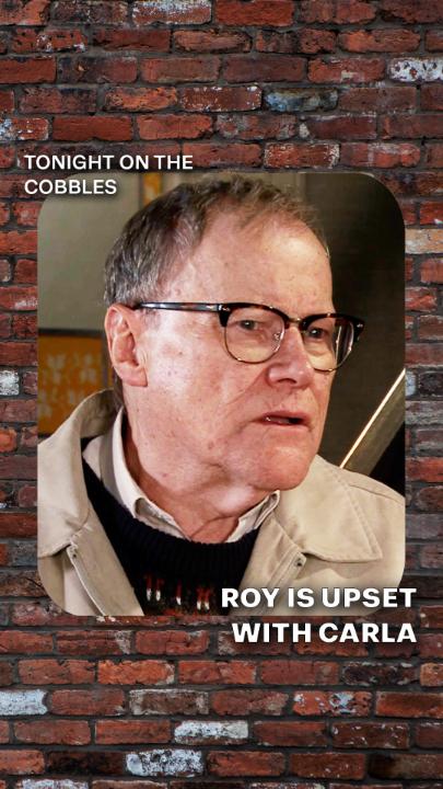 You know it’s serious when Roy gets cross! #Corrie