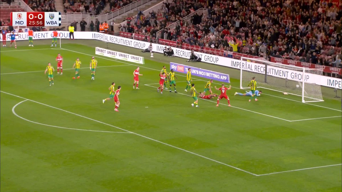 David Strelec marks his home debut for Middlesbrough with a goal! 🔴