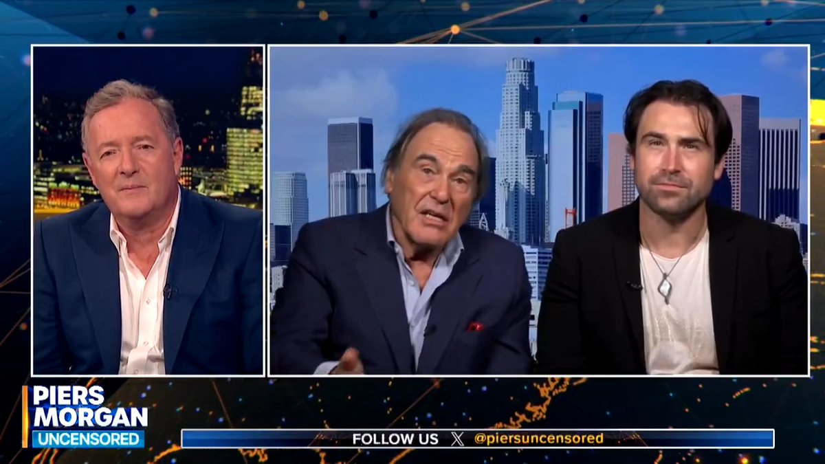 “He was a powerful force and underestimated in his lifetime.” Director Oliver Stone discusses the late Robert Redford with Piers Morgan. 📺 Piers Morgan | Oliver Stone | Sean Stone