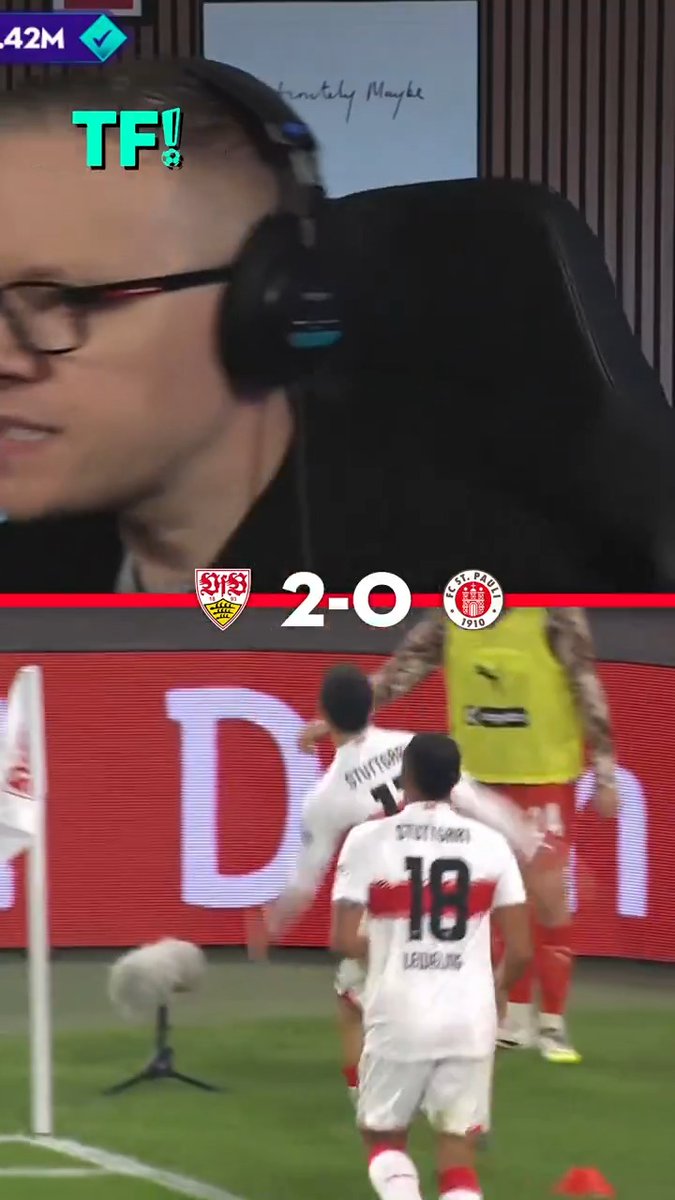 El-Khannouss finishes off a brilliant bit of play! Stuttgart look to end St Pauli's brilliant start! Watch the match here: