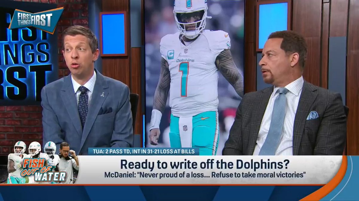 Here’s what Danny Parkins would do if he were running the Dolphins: “I would be looking to get rid of Chris Grier, their general manager… And I would be looking to move off of Tua as quickly as possible. I’m not convinced you can do better than Mike McDaniel.”