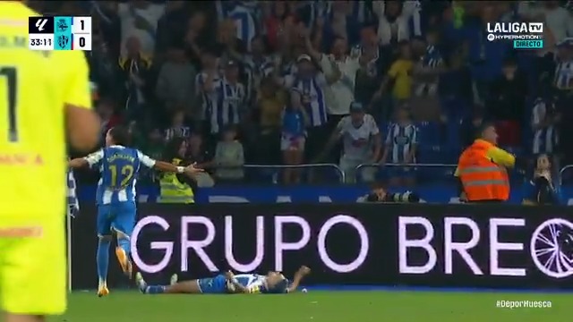 Prohibido dormirse en Riazor. 🔪 El RC Deportivo hace 𝐌𝐞𝐥𝐥𝐚. #LALIGAHYPERMOTION #LaCasaDelFútbol