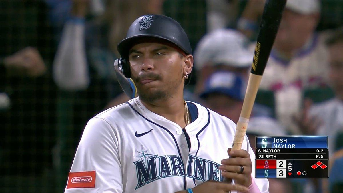 Josh Naylor swung at six balls because he doesn't want to walk, a breakdown