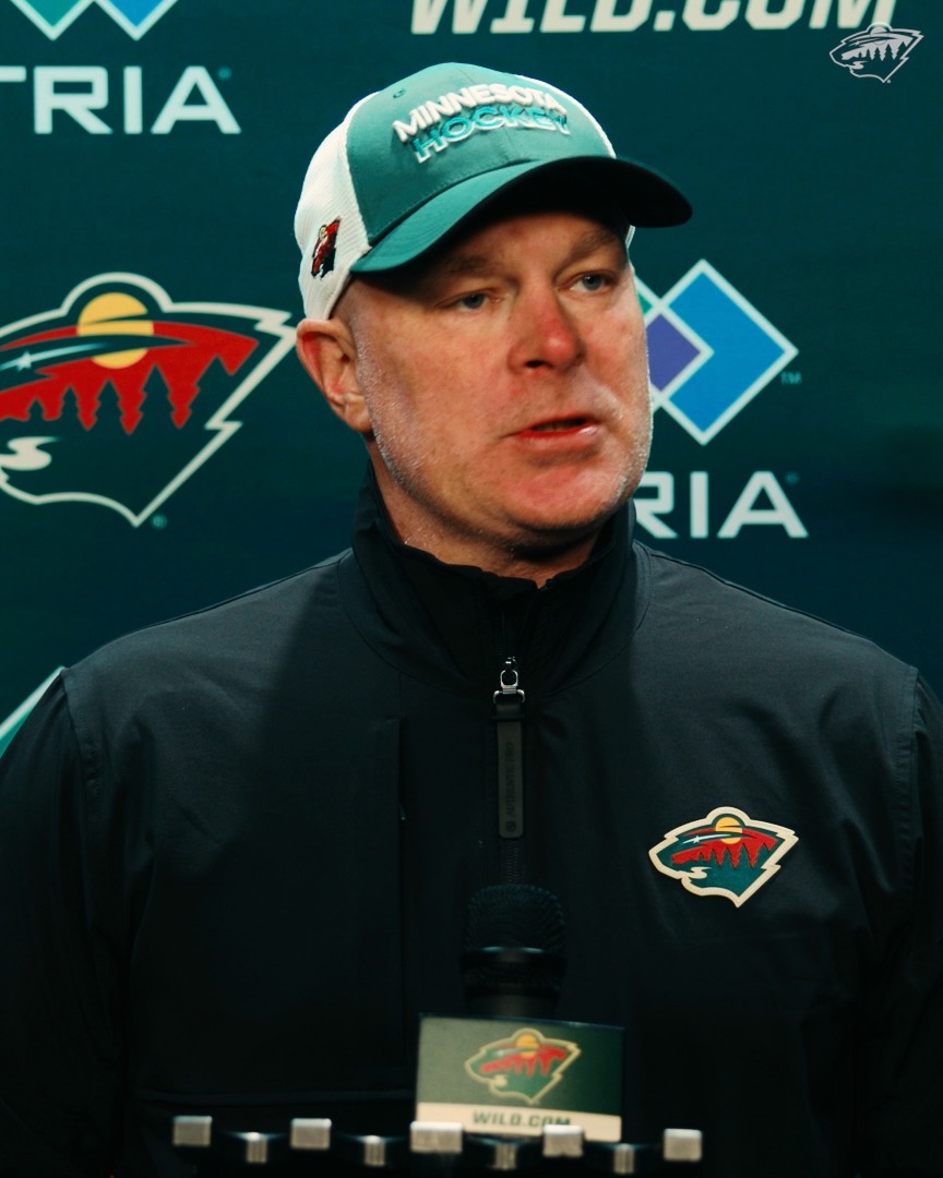 "His practice intensity has been better" 🗣️ John Hynes on the improved play of David Jiricek #mnwild