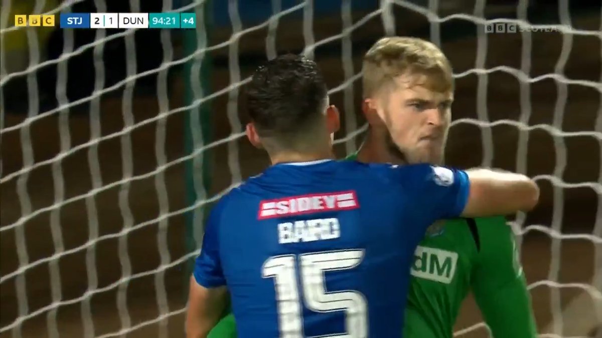 Wow, what an ending at McDiarmid Park! 🤯 Dunfermline were pushing hard for a late equaliser but St Johnstone hold firm to secure all three points! 👊 #BBCFootball