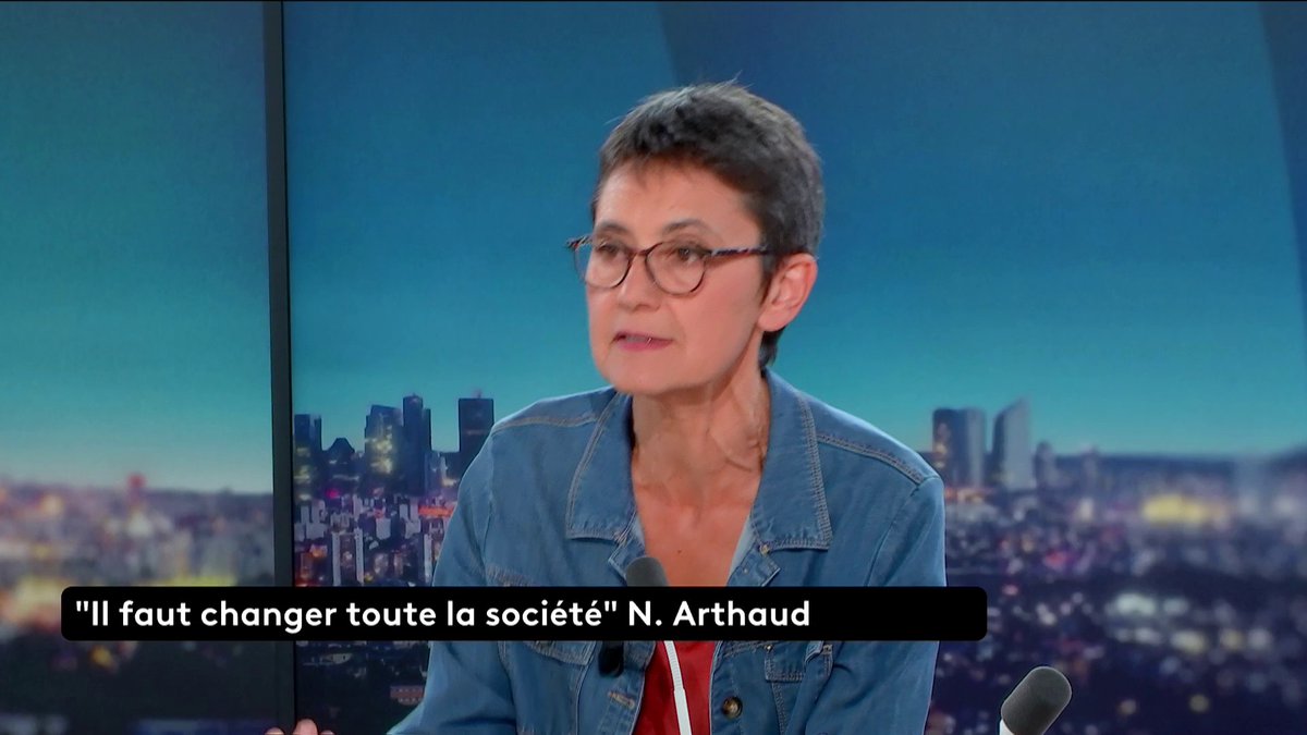 🔴 DIRECT - 🗣 "Le travail est une prison" estime Nathalie Arthaud, porte-parole de Lutte ouvrière. #franceinfo #canal16 #Lepouroucontre
