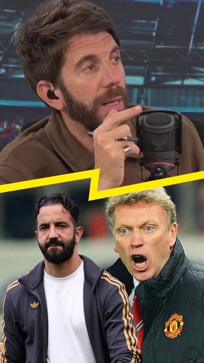 "#MUFC fans would swap Moyes for Amorim?" "I'd swap him... Moyes is a good manager!" Andy Goldstein admits he'd swap Ruben Amorim to bring David Moyes back